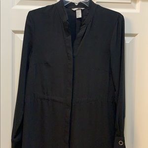 Long sleeve shirt dress